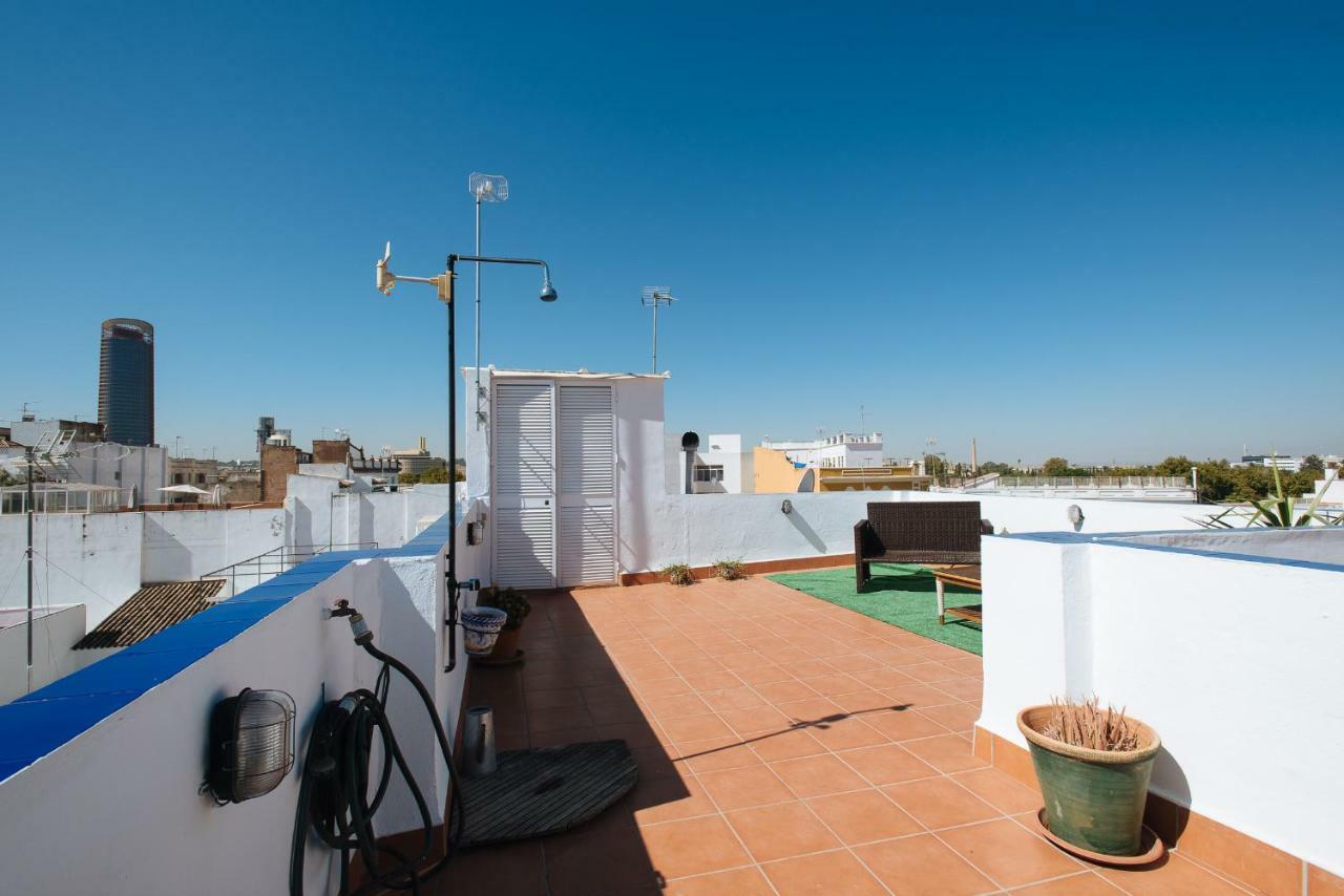 Cozy Attic With Terrace- 1Bd 1Bth- San Vicente Apartman Sevilla Kültér fotó