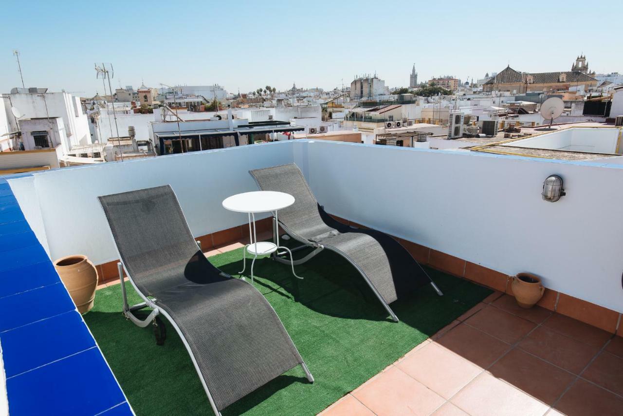 Cozy Attic With Terrace- 1Bd 1Bth- San Vicente Apartman Sevilla Kültér fotó